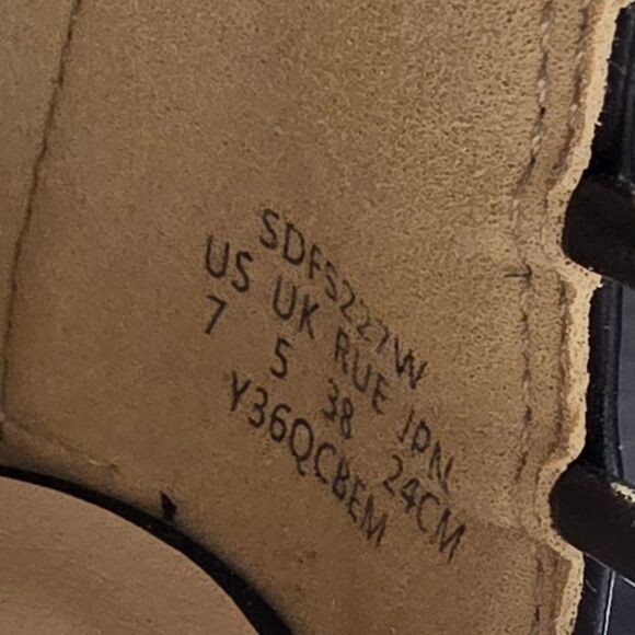 Strappy Black Shoes Women's Size 7 Summer Sandals, Dream Pairs, Square Toe NEW - Picture 8 of 14